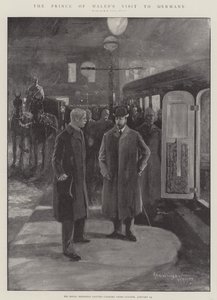 ウェールズ公のドイツ訪問 作： Henry Charles Seppings Wright